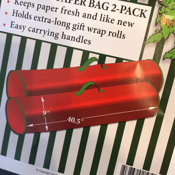 Wrapping Paper Storage Bag - Picture 2 of 4